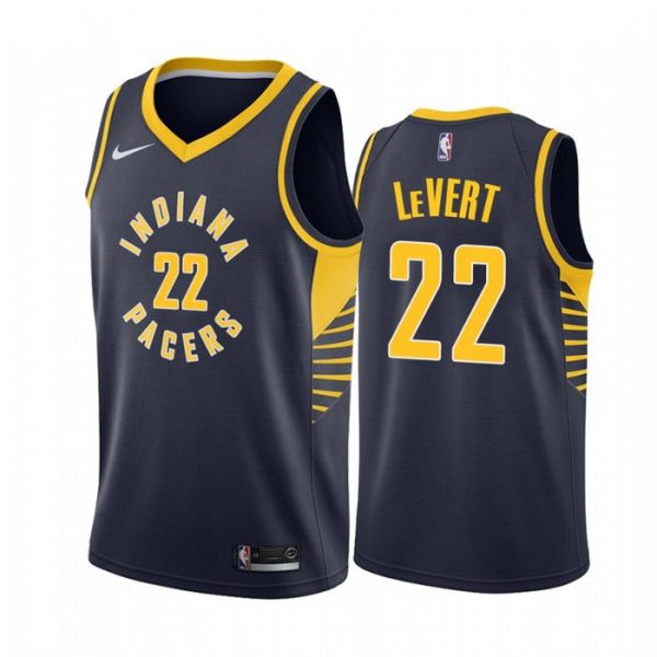 Personalized Men’s Caris LeVert Indiana Pacers Basketball Jersey Navy