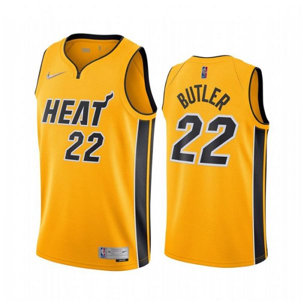 Personalized Men’s Jimmy Butler Miami Heat Basketball Jersey Gold