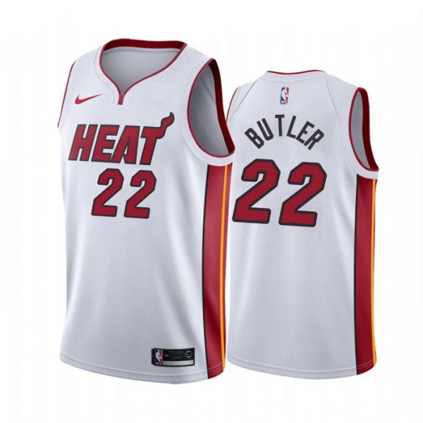 Personalized Men’s Jimmy Butler Miami Heat Basketball Jersey White