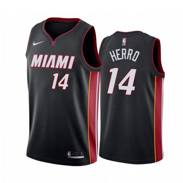Personalized Men’s Tyler Herro Miami Heat Basketball Jersey Black