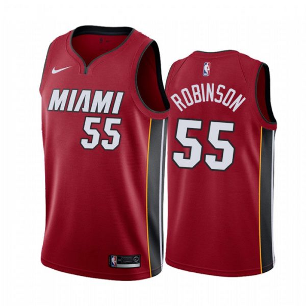 Personalized Men’s Duncan Robinson Miami Heat Basketball Jersey Red