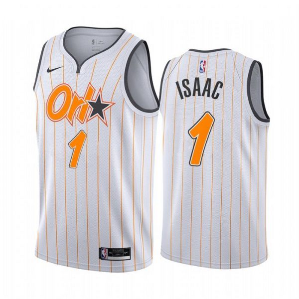 Personalized Men’s Jonathan Isaac Orlando Magic Basketball Jersey White