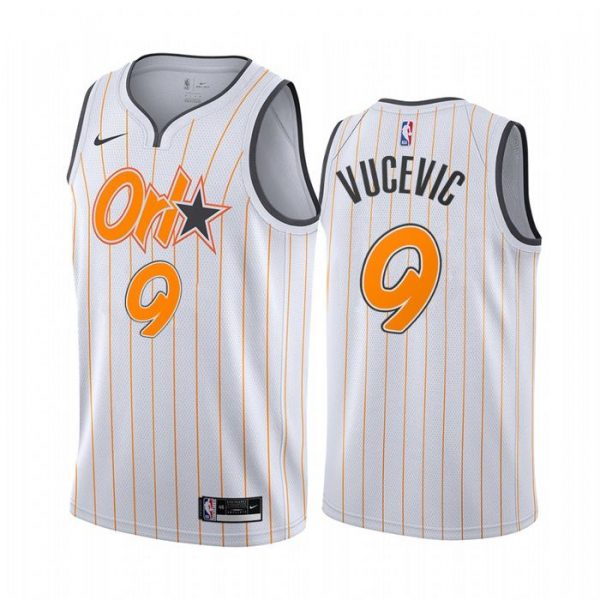 Personalized Men’s Nikola Vucevic Orlando Magic Basketball Jersey White