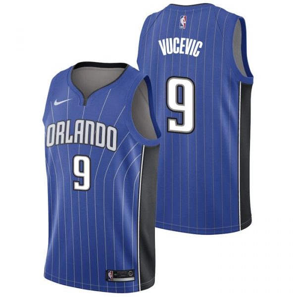 Personalized Men’s Nikola Vucevic Orlando Magic Basketball Jersey Royal