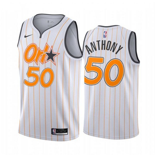 Personalized Men’s Cole Anthony Orlando Magic Basketball Jersey White