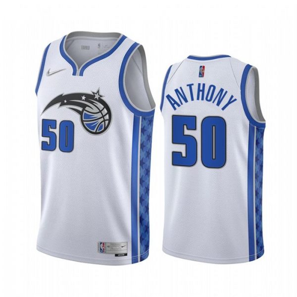 Personalized Men’s Cole Anthony Orlando Magic Basketball Jersey White