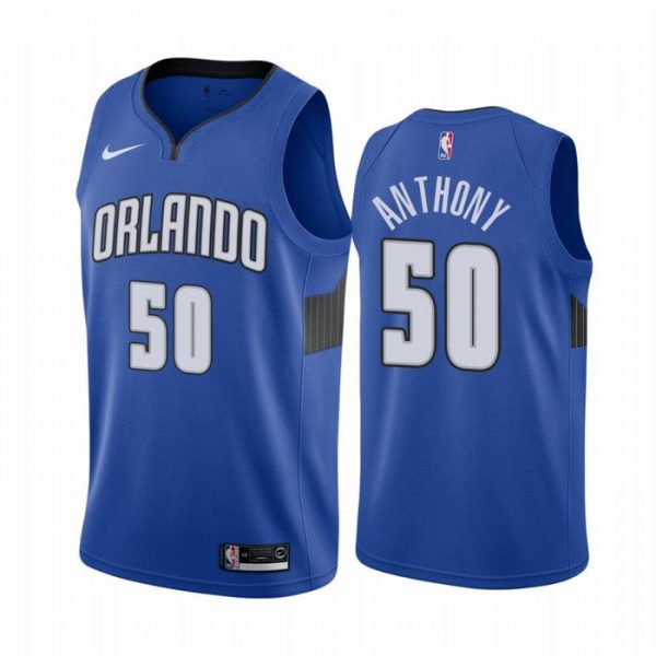 Personalized Men’s Cole Anthony Orlando Magic Basketball Jersey Blue