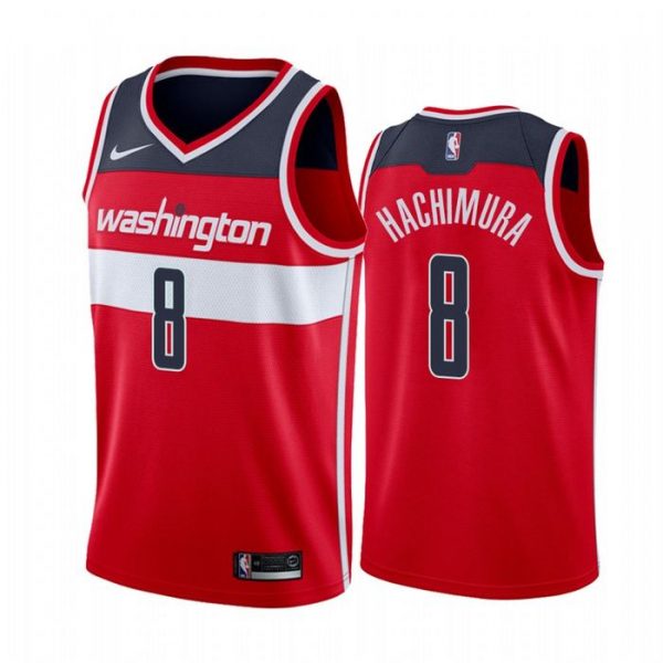 Personalized Men’s Rui Hachimura Washington Wizards Basketball Jersey Red