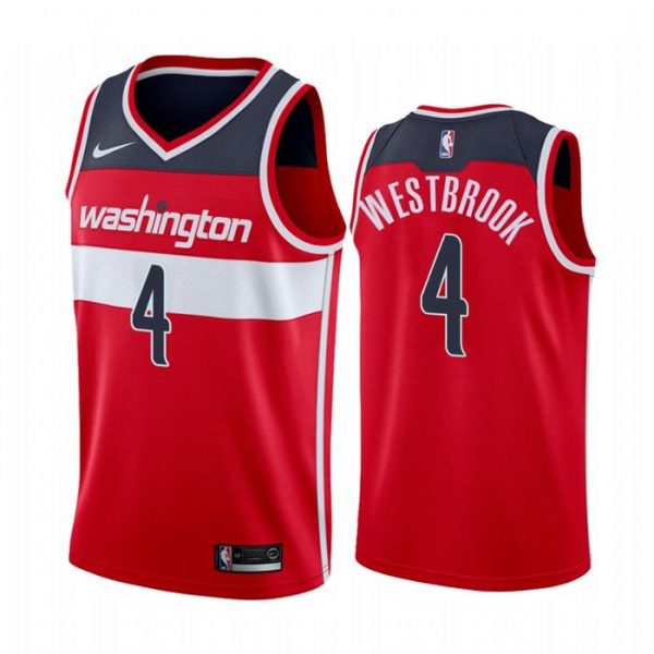 Personalized Men’s Russell Westbrook Washington Wizards Basketball Jersey Red