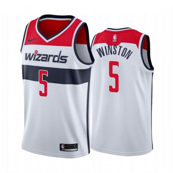Personalized Men’s Cassius Winston Washington Wizards Basketball Jersey White