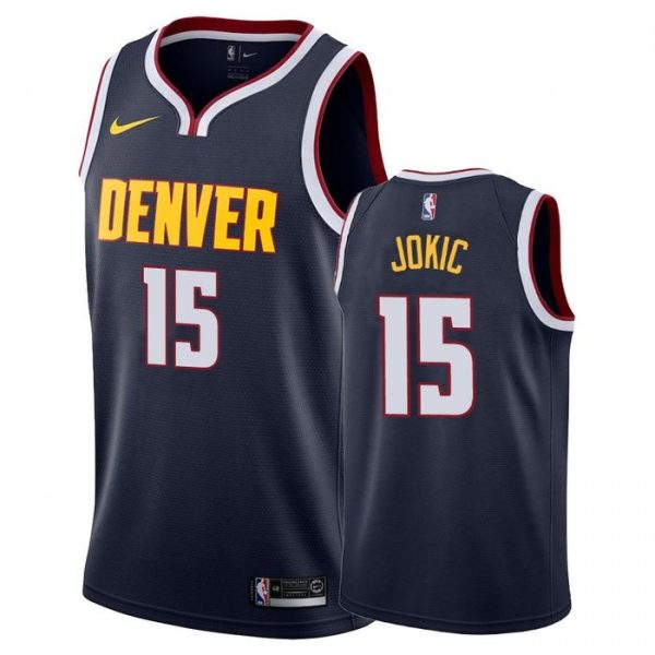 Personalized Men’s Nikola Jokić Denver Nuggets Basketball Jersey Navy