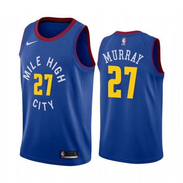 Personalized Men’s Jamal Murray Denver Nuggets Basketball Jersey Blue