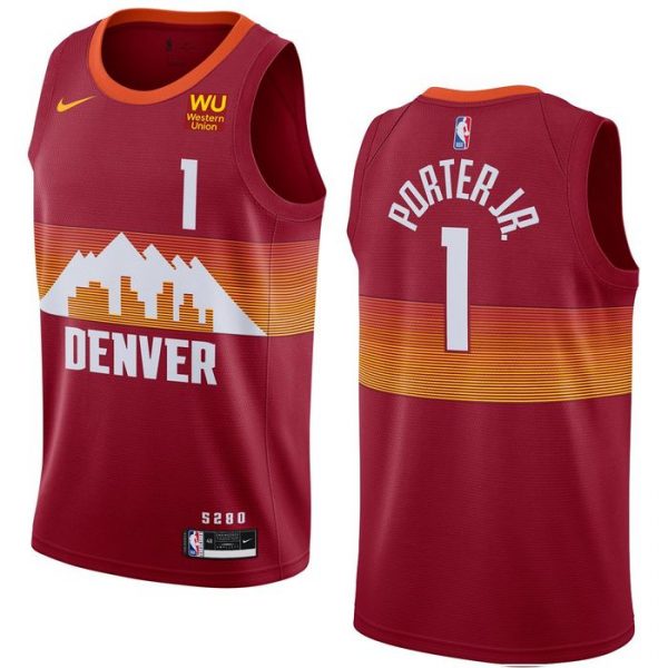Personalized Men’s Michael Porter Jr. Denver Nuggets Basketball Jersey Orange