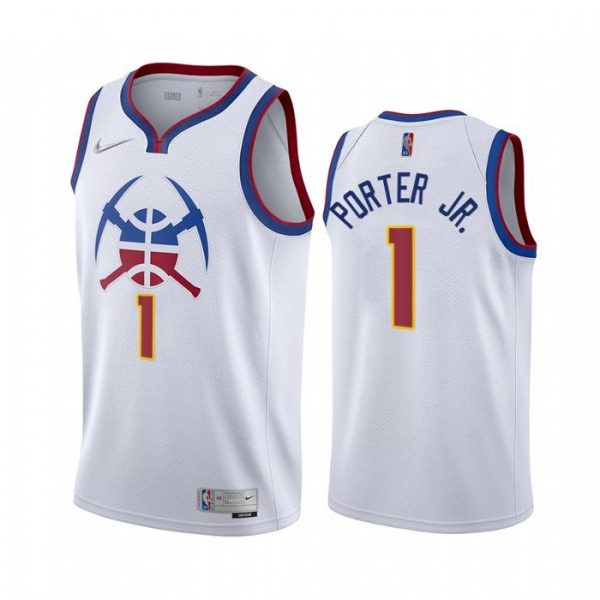 Personalized Men’s Michael Porter Jr. Denver Nuggets Basketball Jersey White