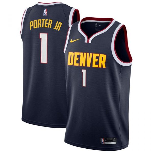 Personalized Men’s Michael Porter Jr. Denver Nuggets Basketball Jersey Navy