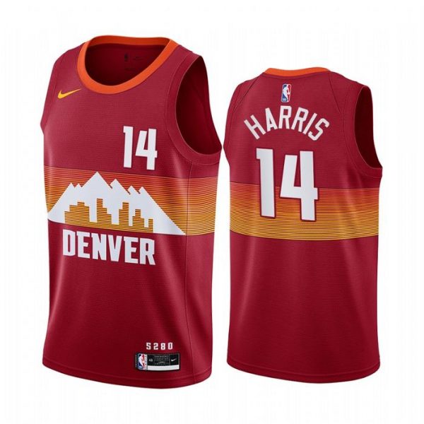 Personalized Men’s Gary Harris Denver Nuggets Basketball Jersey Orange