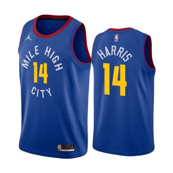 Personalized Men’s Gary Harris Denver Nuggets Basketball Jersey Blue