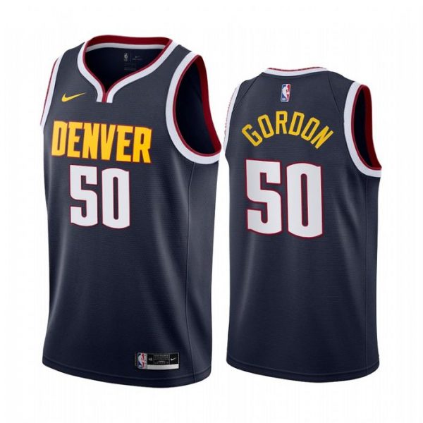 Personalized Men’s Aaron Gordon Denver Nuggets Basketball Jersey Navy