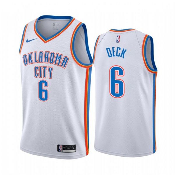 Personalized Men’s Gabriel Deck Oklahoma City Thunder Basketball Jersey White