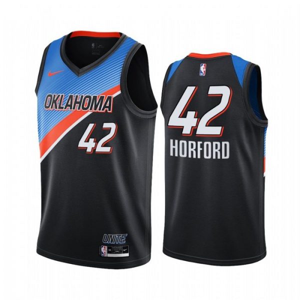 Personalized Men’s Al Horford Oklahoma City Thunder Basketball Jersey Black