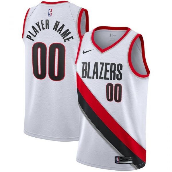 Personalized Men’s Portland Trail Blazers Basketball Jersey White