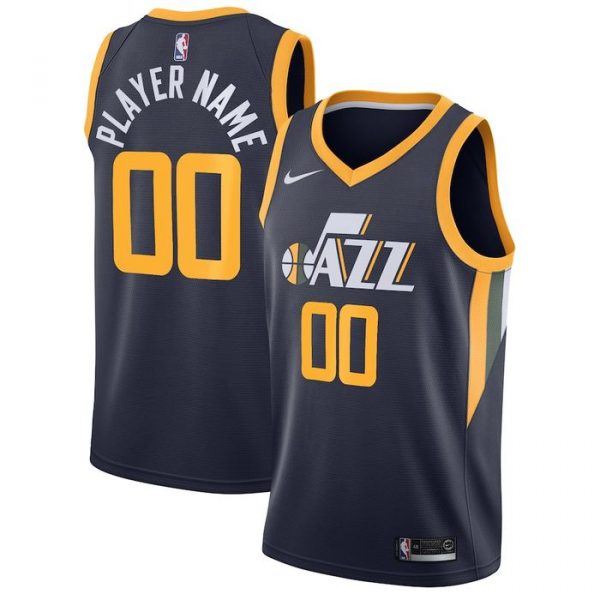 Personalized Men’s Utah Jazz Basketball Jersey Navy