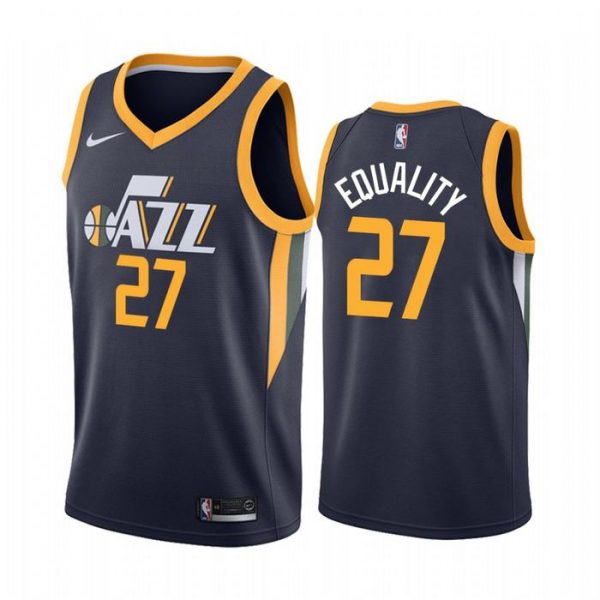 Personalized Men’s Rudy Gobert Utah Jazz Basketball Jersey Navy