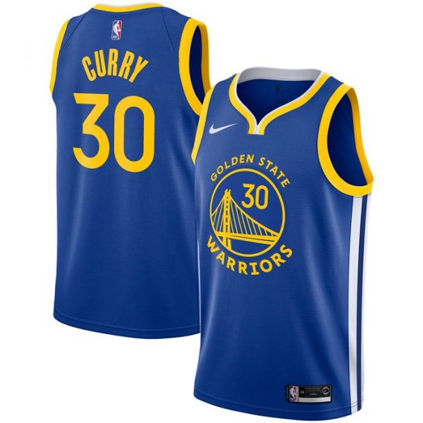 Personalized Men’s Stephen Curry Golden State Warriors Basketball Jersey Royal