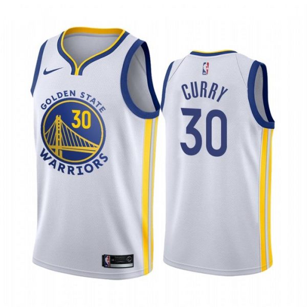 Personalized Men’s Stephen Curry Golden State Warriors Basketball Jersey White