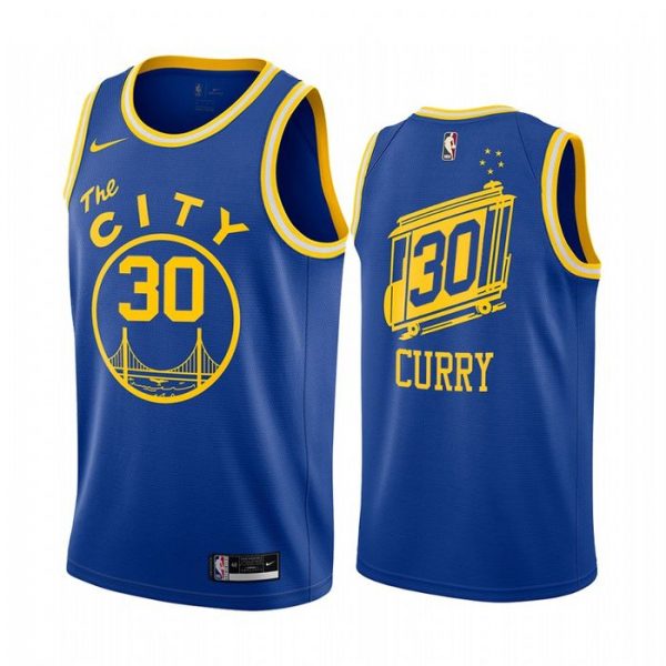 Personalized Men’s Stephen Curry Golden State Warriors Basketball Jersey Royal