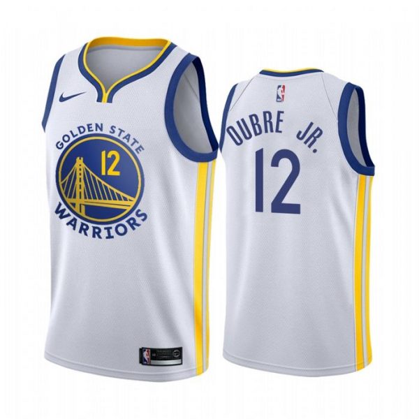 Personalized Men’s Kelly Oubre Jr. Golden State Warriors Basketball Jersey White
