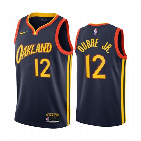 Personalized Men’s Kelly Oubre Jr. Golden State Warriors Basketball Jersey Navy