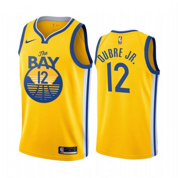 Personalized Men’s Kelly Oubre Jr. Golden State Warriors Basketball Jersey Gold
