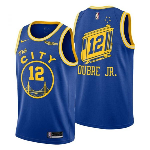 Personalized Men’s Kelly Oubre Jr. Golden State Warriors Basketball Jersey Royal