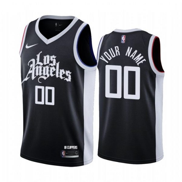 Personalized Men’s Los Angeles Clippers Basketball Jersey Black