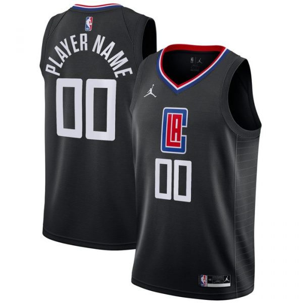 Personalized Men’s Los Angeles Clippers Basketball Jersey Black