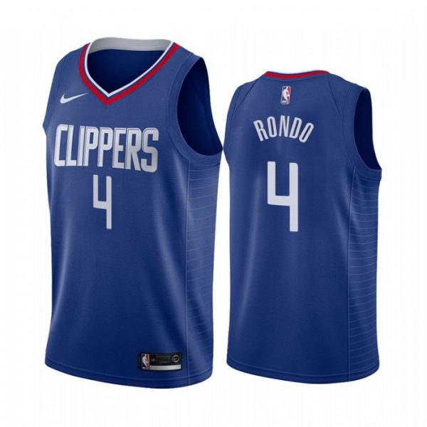 Personalized Men’s Rajon Rondo Los Angeles Clippers Basketball Jersey Royal