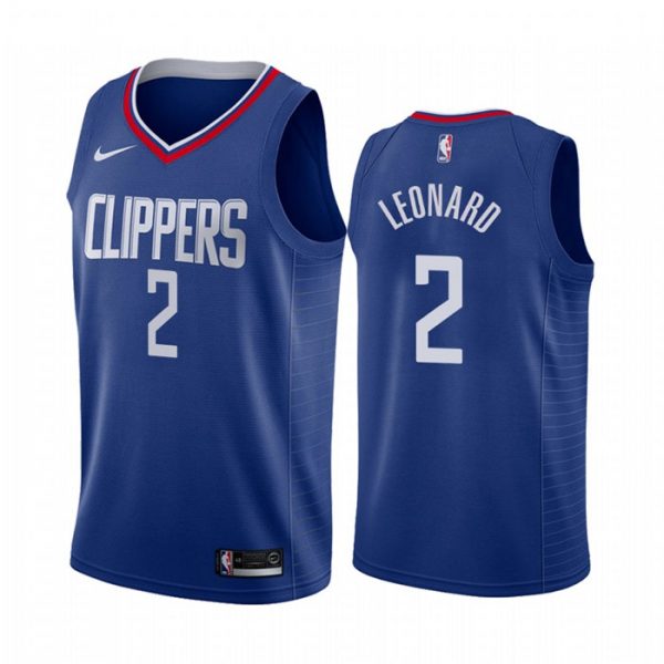 Personalized Men’s Kawhi Leonard Los Angeles Clippers Basketball Jersey Royal