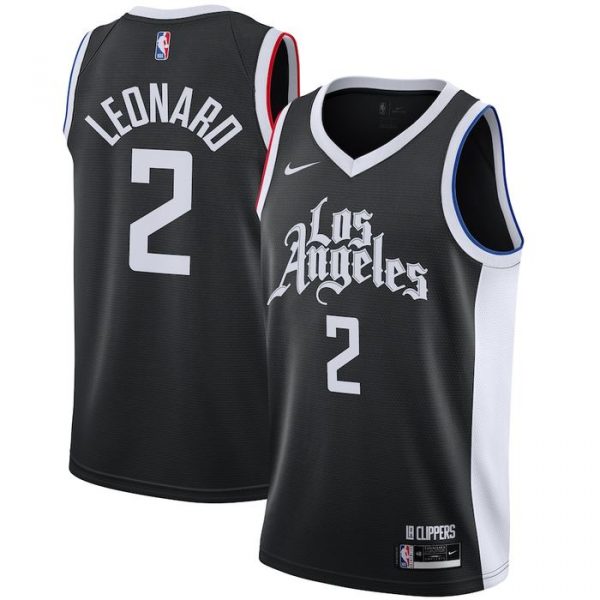 Personalized Men’s Kawhi Leonard Los Angeles Clippers Basketball Jersey Black