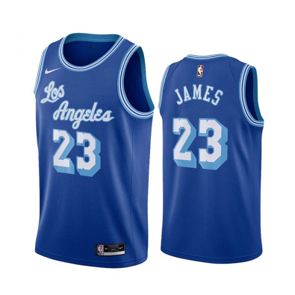 Personalized Men’s LeBron James Los Angeles Lakers Basketball Jersey Royal