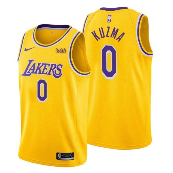 Personalized Men’s Kyle Kuzma Los Angeles Lakers Basketball Jersey Gold