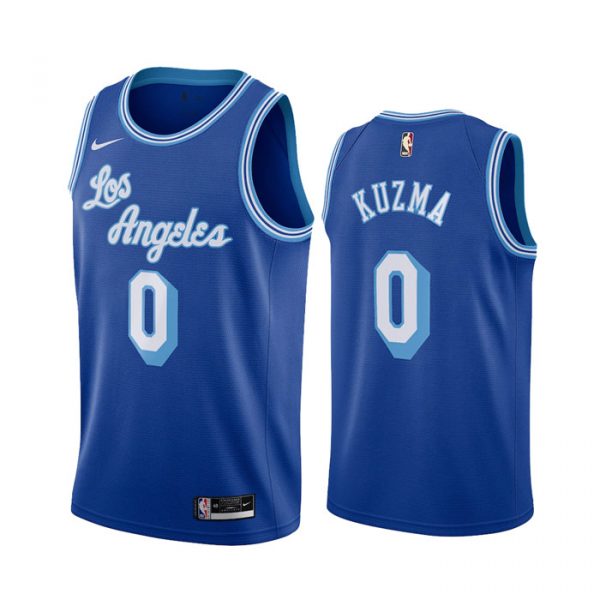 Personalized Men’s Kyle Kuzma Los Angeles Lakers Basketball Jersey Royal