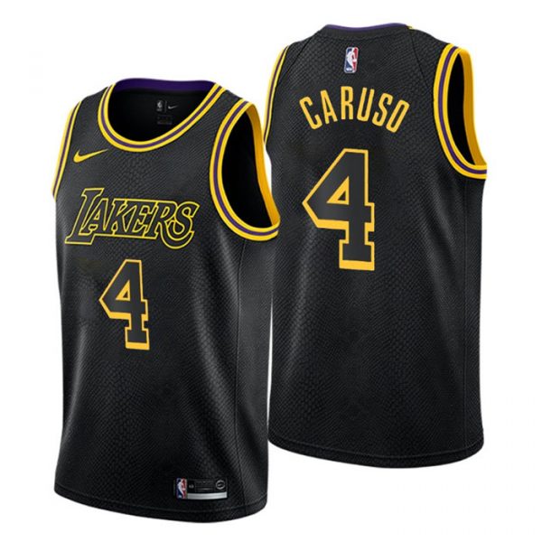Personalized Men’s Alex Caruso Los Angeles Lakers Basketball Jersey Mamba Black