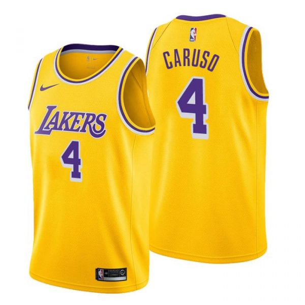 Personalized Men’s Alex Caruso Los Angeles Lakers Basketball Jersey Gold