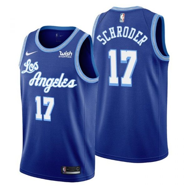 Personalized Men’s Dennis Schroder Los Angeles Lakers Basketball Jersey Royal