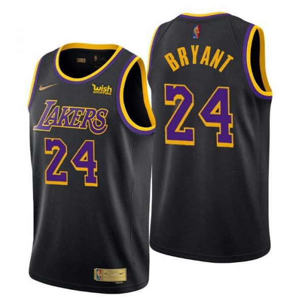 Personalized Men’s Kobe Bryant Los Angeles Lakers Basketball Jersey Black