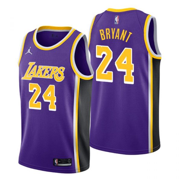 Personalized Men’s Kobe Bryant Los Angeles Lakers Basketball Jersey Purple