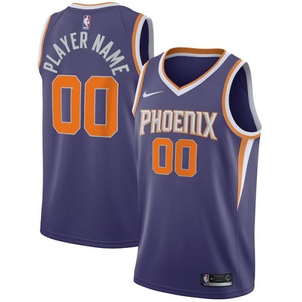 Personalized Men’s Phoenix Suns Basketball Jersey Purple