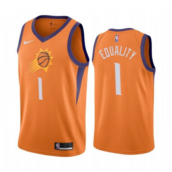 Personalized Men’s Devin Booker Phoenix Suns Basketball Jersey Orange