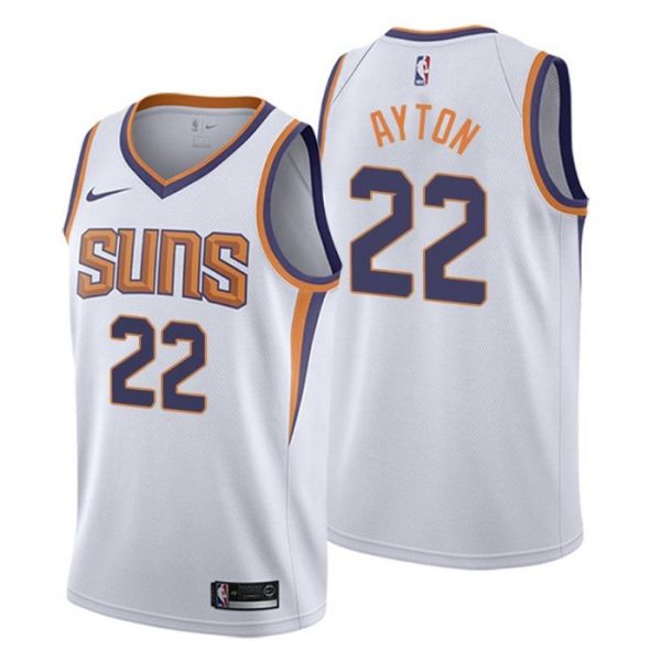 Personalized Men’s Deandre Ayton Phoenix Suns Basketball Jersey White